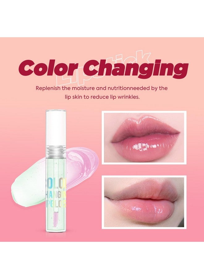Color Changing Lip Gloss Ph Lip Tinted High Gloss Lipstick Waterprooflong Lasting Lip Care. 5G