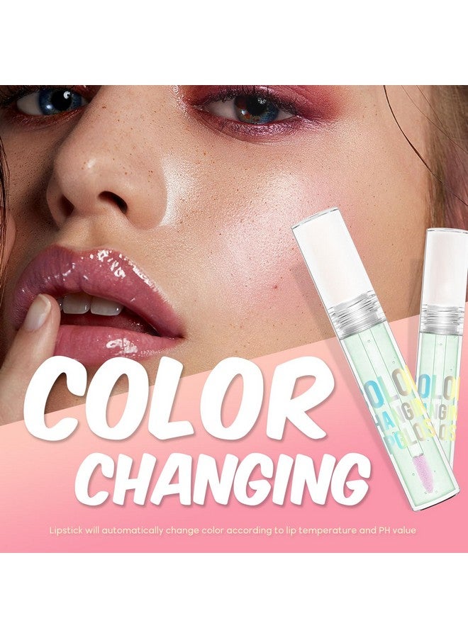 Color Changing Lip Gloss Ph Lip Tinted High Gloss Lipstick Waterprooflong Lasting Lip Care. 5G