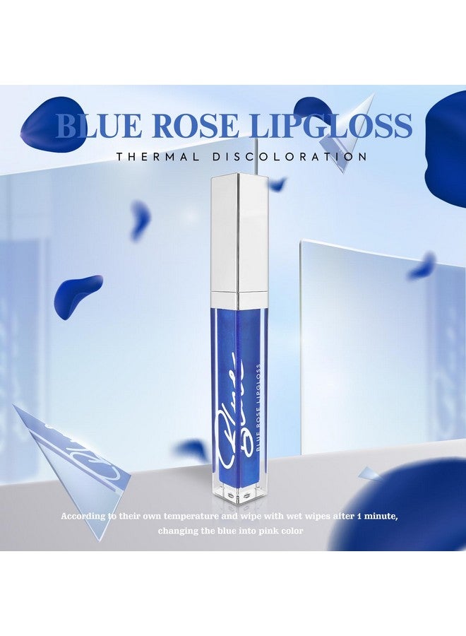 Color Changing Lip Gloss Blue In Pink Ph Lipstick Tinted Waterproof Long Lasting Gloss Rose Lip Gloss. 5Ml/0.17Fl Oz (Peach Blossom)