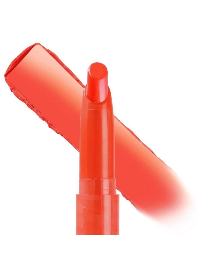 Chi Chi Lippie Stix Matte Lipstick Full Size Superpigmented Moisturizing Lasting Longwear Hydrating (Reddish Orange)