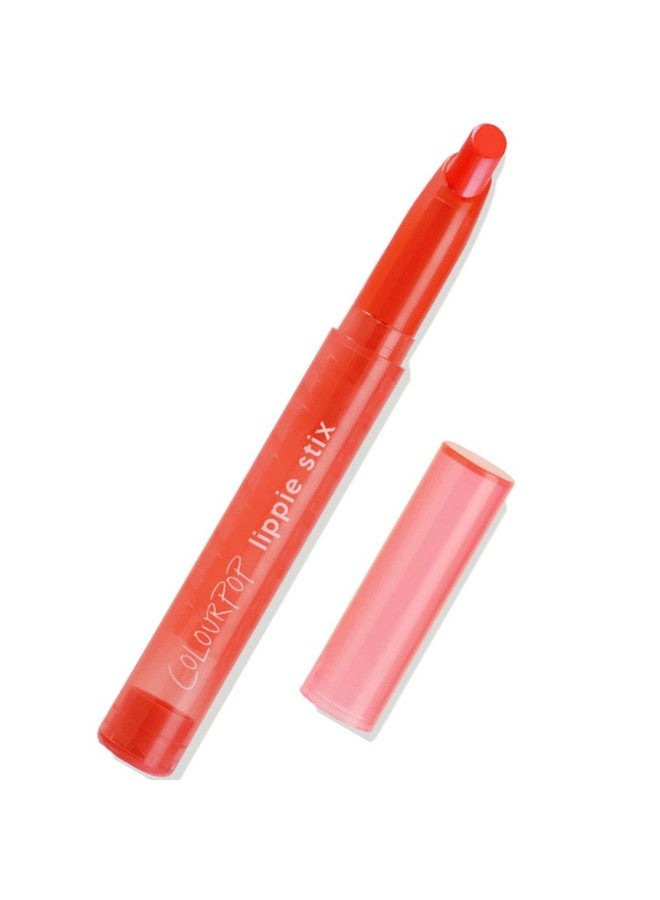 Chi Chi Lippie Stix Matte Lipstick Full Size Superpigmented Moisturizing Lasting Longwear Hydrating (Reddish Orange)