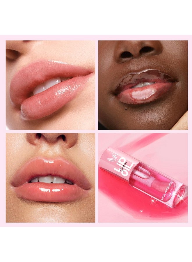 Lip Oil Moisturizing Lip Gloss Clear Moisturizing Lip Oil For Fuller Moisturized Lips. (Green Tea)
