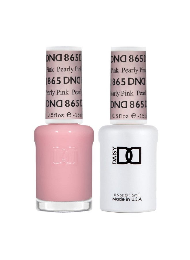 Dnd Gel Polish Set 1 Each Of Gel Polish And Nail Polish 865 Pearly Pink 0.5 Fl Oz