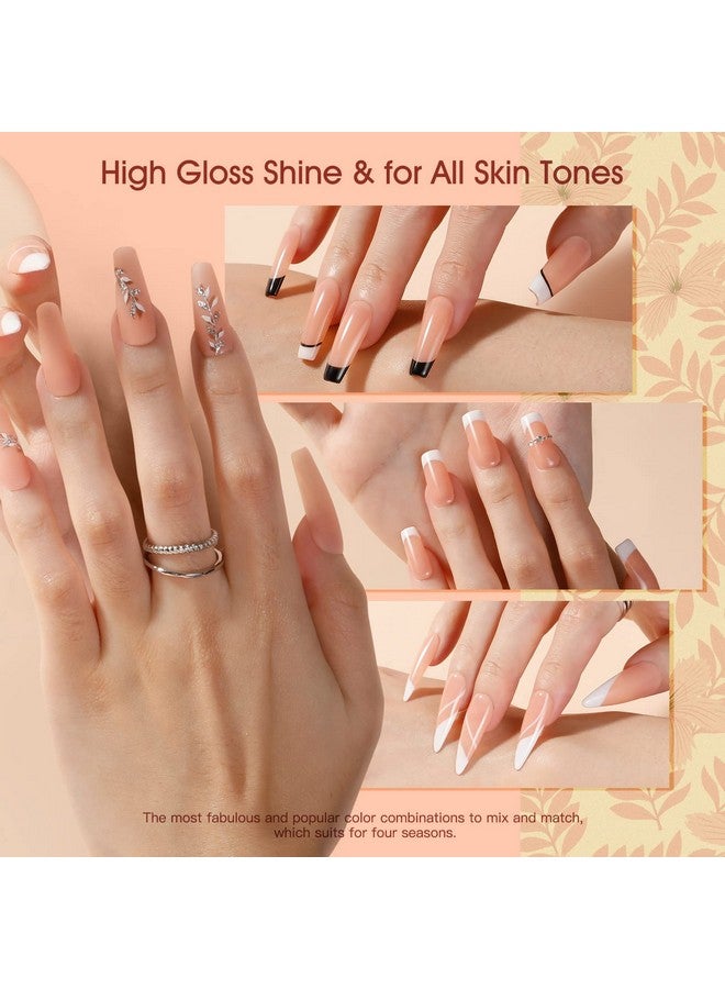 False Nail Extension Gel 60Ml Rouge Neutral Color Ballerina Square Oval Acrylic 1 Piece 2 Fl Oz