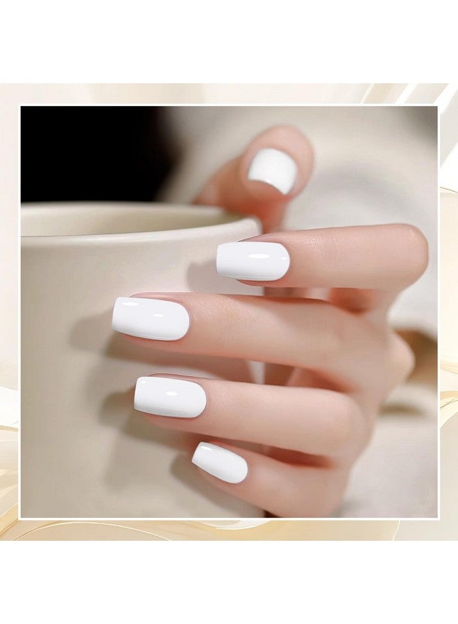 Gel Nail Polish White1Pcs 15Ml White Nail Polsih Soak Off White Gel Polish Nail Art Manicure Salon Diy Nail Uv Lamp Gel Nail Design Decoration At Home 0.5 Oz