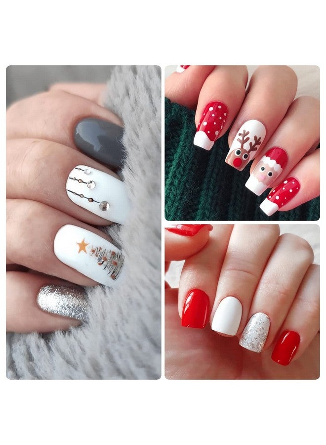 White Gel Nail Polish French Manicure Gel Polish Long Lasting Extre White Wedding Nail Gel Polish Soak Off U V Gel Polish Winter Nail Art At Home Valentine'S Day Gift 0.51 Fl Oz