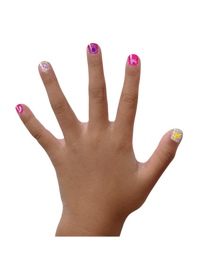 100% Nontoxic Girls Nail Polish Safe Crueltyfree Vegan & Low Odor For Kids Sparkle Sparkle! (Gift Set)