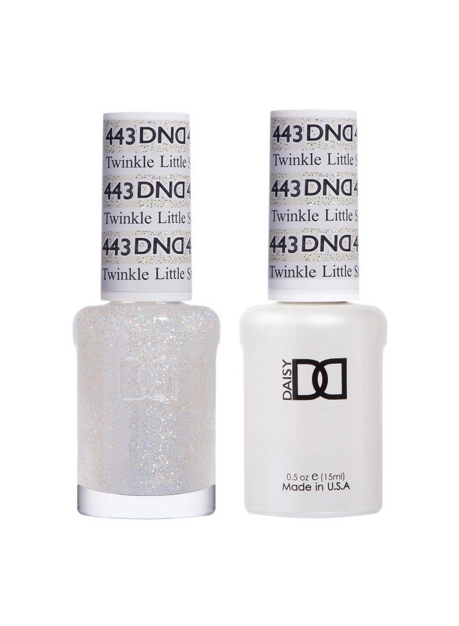 Dnd Gel Polish Set 1 Each Of Multi Gel Polish And Multi Nail Polish 443 Twinkle Little Star 0.5 Fl Oz