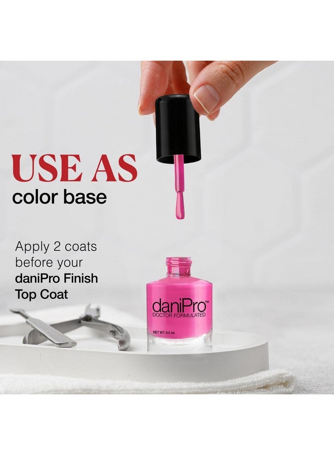 Doctor Formulated Bright Pink Nail Polish My Girl Fingernail Polish & Toenail Polish 0.5 Oz With Biotin & Vitamins Vegan Formula For Healthy Nails Manufactured In The Usa