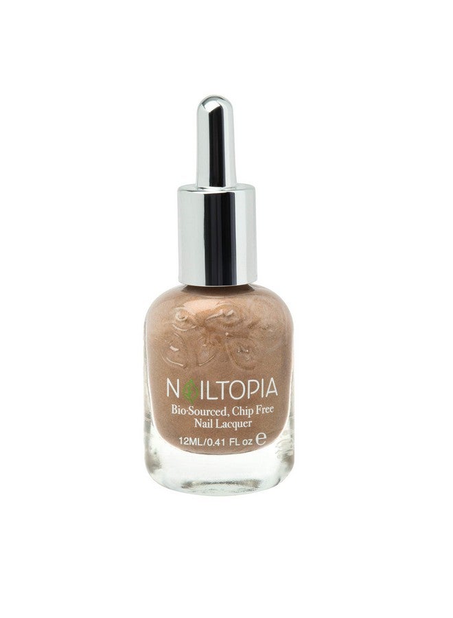 Plantbased Chip Free Nail Lacquer Non Toxic, Biosourced, Longlasting, Strengthening Polish Tira Miss You (Tan) 0.41Oz