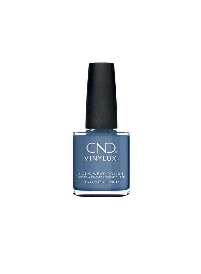 Vinylux Longwear Blue Nail Polish, Gellike Shine & Chip Resistant Color, Denim Patch, 0.5 Fl. Oz