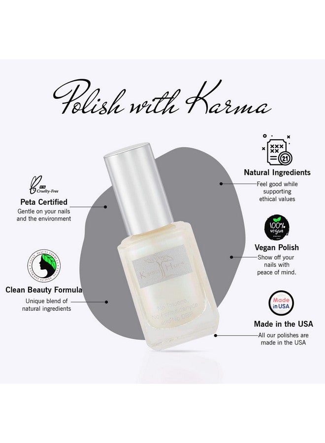Nail Polish Nontoxic, Vegan, And Crueltyfree Nail Paint Art For Adults & Kids No Toluene, No Formaldehyde, No Dbp, And Free Of Tphp (Iridescence, 0.43 Fl Oz.)