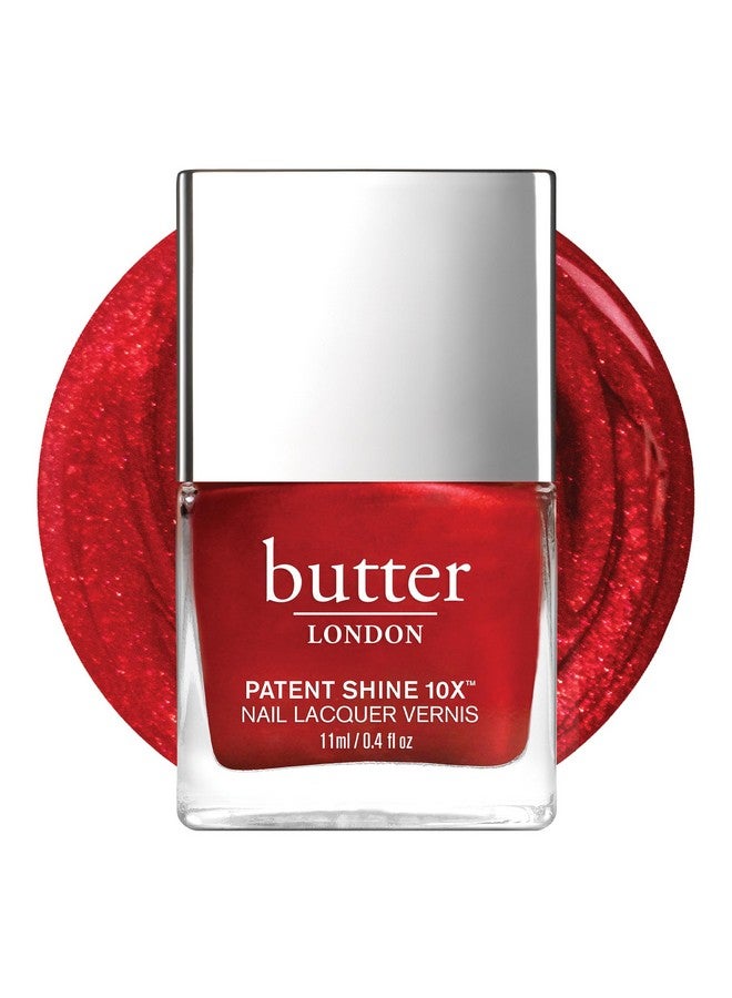 Patent Shine 10X Nail Lacquer, Helps Protect & Strengthen Nails, Gellike Finish & Chipresistant, 10Free Formula, Vegan, Cruelty & Paraben Free, Knees Up