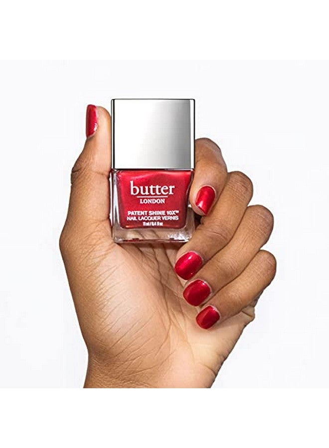Patent Shine 10X Nail Lacquer, Helps Protect & Strengthen Nails, Gellike Finish & Chipresistant, 10Free Formula, Vegan, Cruelty & Paraben Free, Knees Up