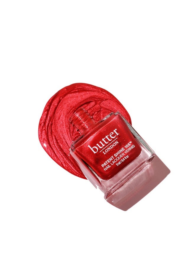 Patent Shine 10X Nail Lacquer, Helps Protect & Strengthen Nails, Gellike Finish & Chipresistant, 10Free Formula, Vegan, Cruelty & Paraben Free, Knees Up