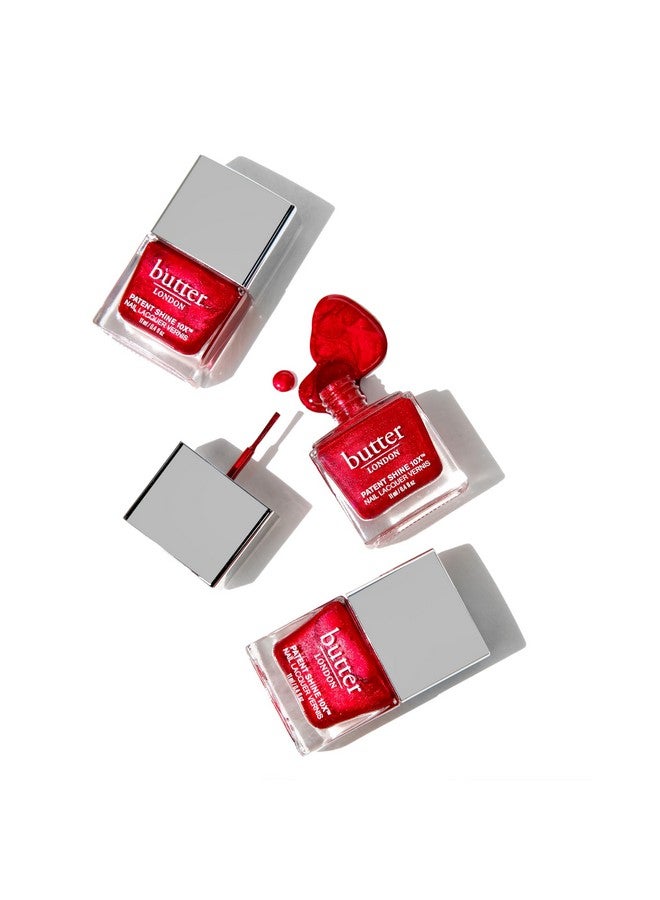 Patent Shine 10X Nail Lacquer, Helps Protect & Strengthen Nails, Gellike Finish & Chipresistant, 10Free Formula, Vegan, Cruelty & Paraben Free, Knees Up