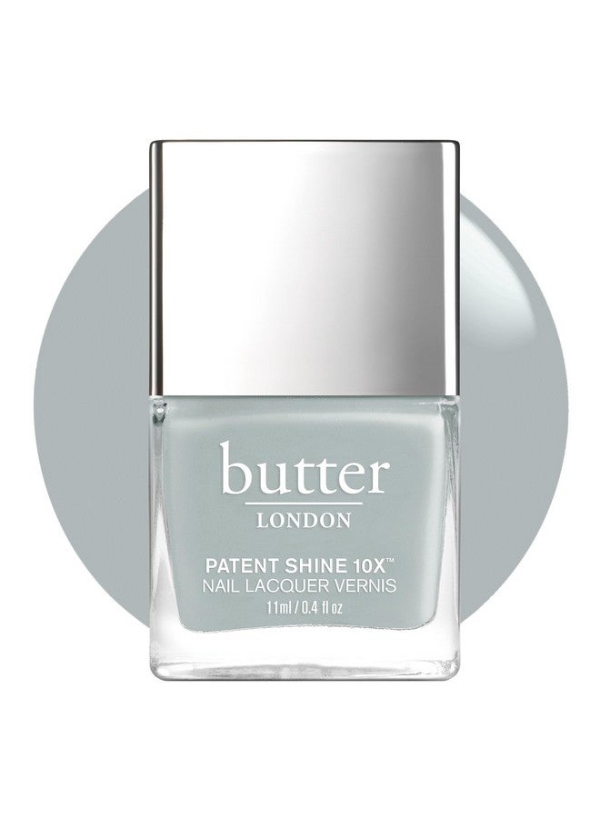 Patent Shine 10X Nail Lacquer, Gellike Finish, Chipresistant Formula, 10Free Formula, Crueltyfree, Polymer Technology, London Fog