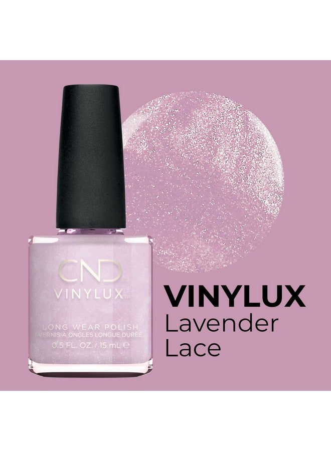 Vinylux Longwear Purple Nail Polish, Gellike Shine & Chip Resistant Color, Lavender Lace, 0.5 Fl. Oz