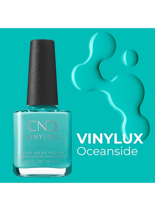 Vinylux Longwear Blue Nail Polish, Gellike Shine & Chip Resistant Color, Oceanside, 0.5 Fl. Oz