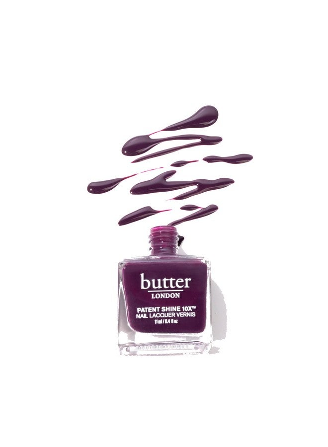 Patent Shine 10X Nail Lacquer, Helps Protect & Strengthen Nails, Gellike Finish & Chipresistant, 10Free Formula, Vegan, Cruelty & Paraben Free, Proper Do