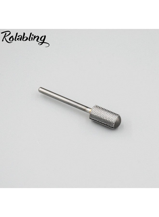 Round Head Alloy Nail Drill Bit Manicure Drilling For Nail Gel Polish Removal Nail Accessories Tool (Medium)