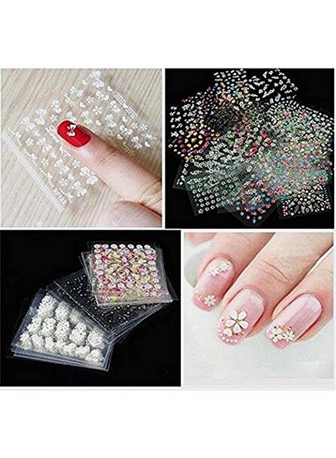 New 50 Sheets 3D Design Nail Art Sticker Tip Decal Manicure