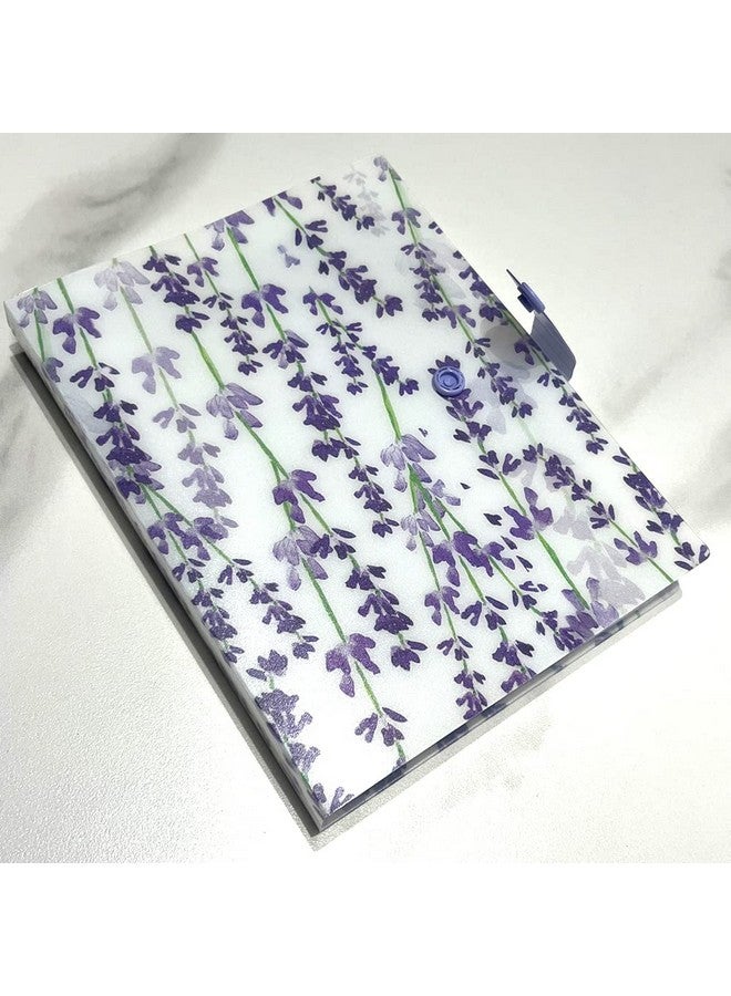 144 Slots Wisteria Flower Nail Art Sticker Storage Book Nail Art Decals Collecting Album Empty Display Book Collecting Holder Binder Book Plastic Diy Design Tools For Nail Art Sticker