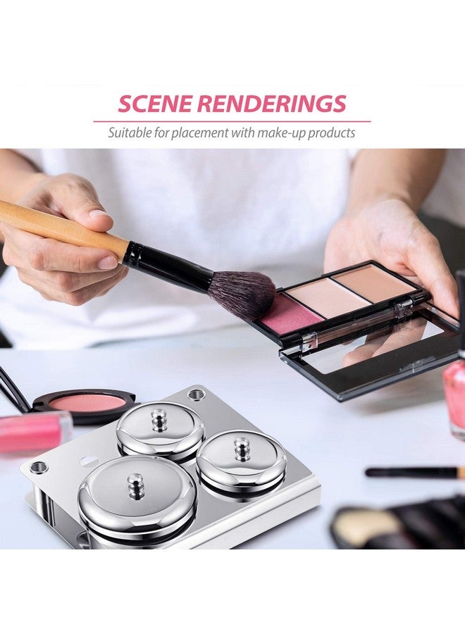 3 Pieces Acrylic Liquid Container Stainless Steel Acrylic Liquid Powder Cup Stainless Steel Nail Powder Holder Container With Lids For Nail Design Tools