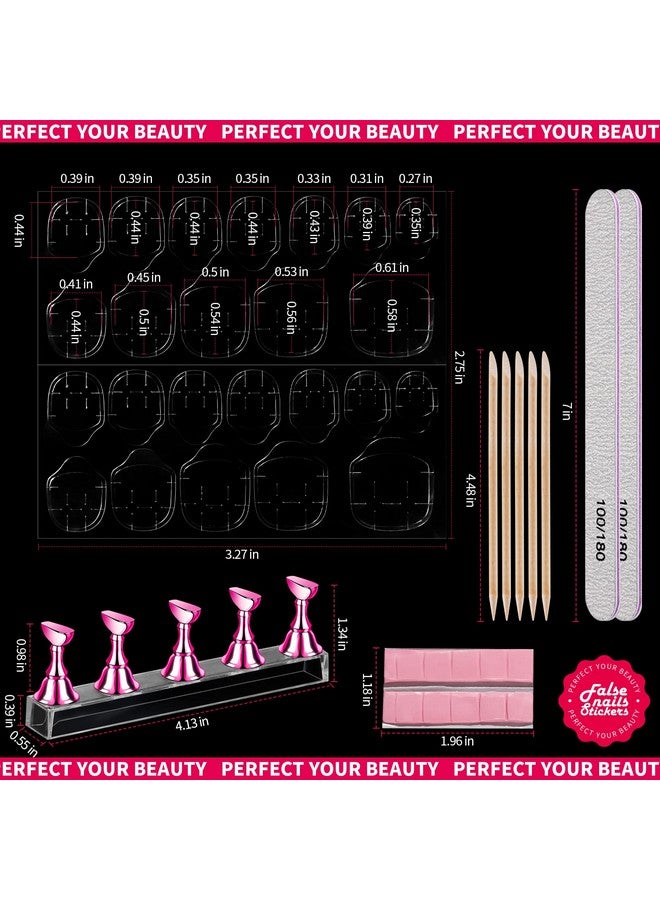 20 Sheet Nail Adhesive Tabs With Nail Stand For Press Ons Double Sided Press On Nail Tabs Nail Glue Stickers Press On Nail Glue Tabs Sticky Nail Tabs Adhesive Tabs For Nails With Nail File