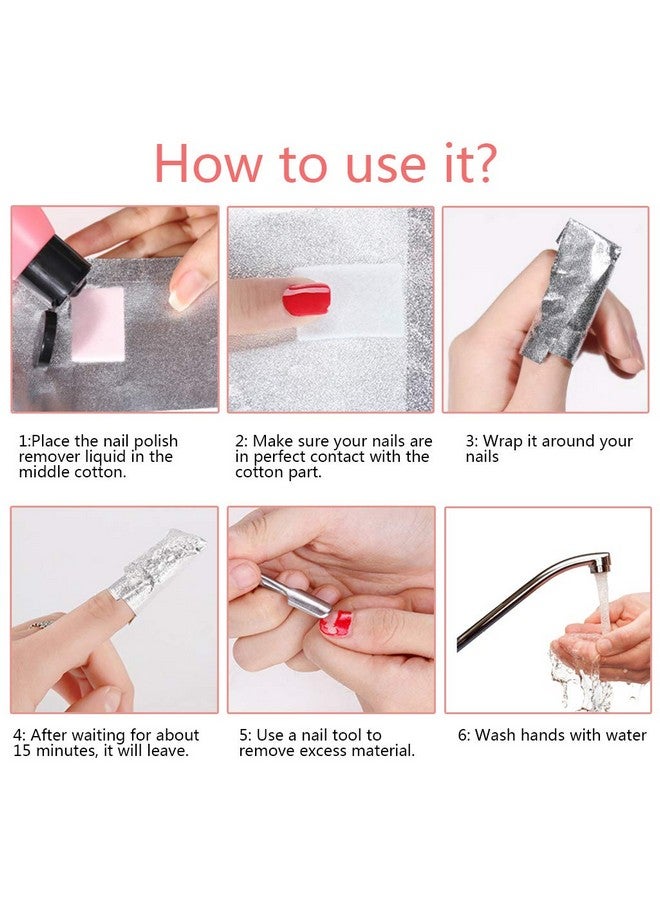 Nail Polish Remover Nail Foil Wraps Nail Gel Remover Soak Off Foils Cotton Pads Gel Polish Remover Soak Off Foils Gel Nail Polish Remover Wrap (2.5X3.5 400.00)