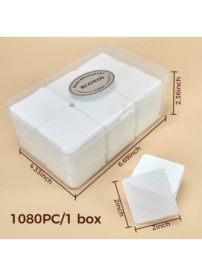 1100Pcs Lint Free Nail Wipes With Case Package Nonwoven Soft Nail Polish Remover Pads Lint Free Wipes Nail Wipes For Gel Nails Lint Free Diy Nail Art Supplies
