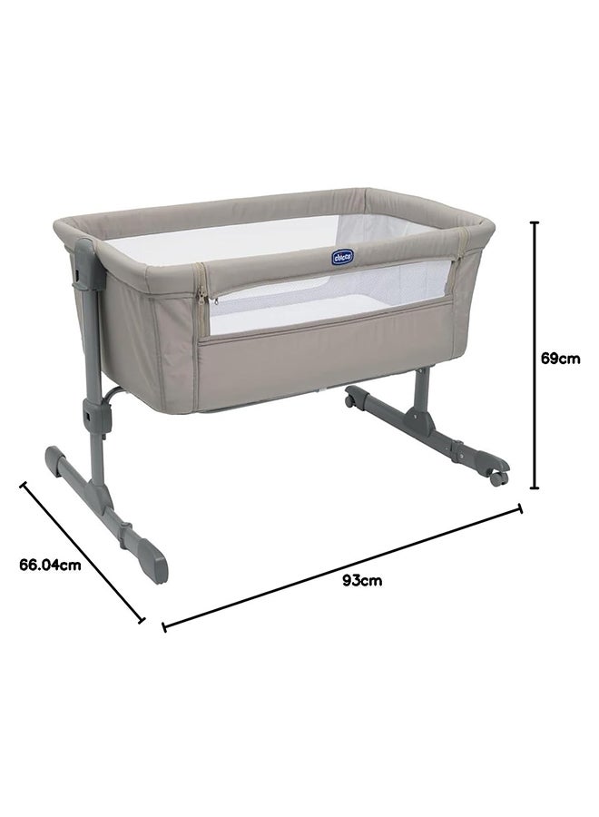 Next2Me Essential Co-Sleeping Crib, 0 - 6M, Dune