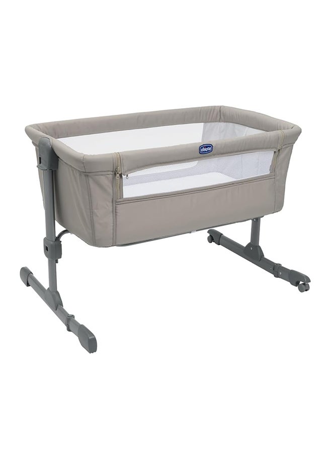 Next2Me Essential Co-Sleeping Crib, 0 - 6M, Dune