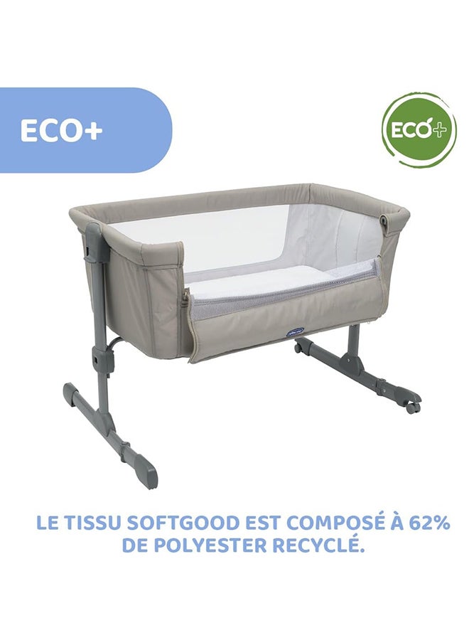 Next2Me Essential Co-Sleeping Crib, 0 - 6M, Dune