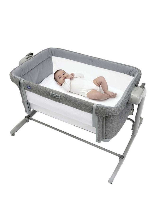 Next2Me Magic Evo Co-Sleeping Crib, 0 - 6M, Dark Grey