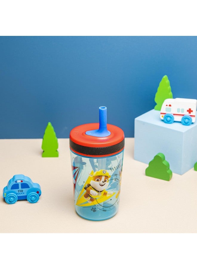 Paw Patrol Chase & Marshall Toddler Cups, 15Oz, Leakproof With Straw