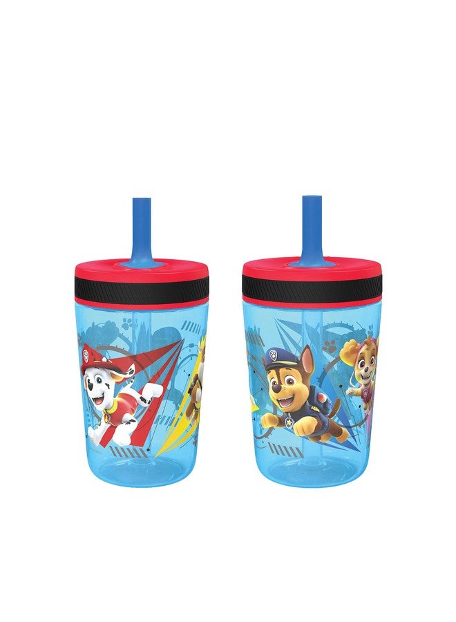 Paw Patrol Chase & Marshall Toddler Cups, 15Oz, Leakproof With Straw