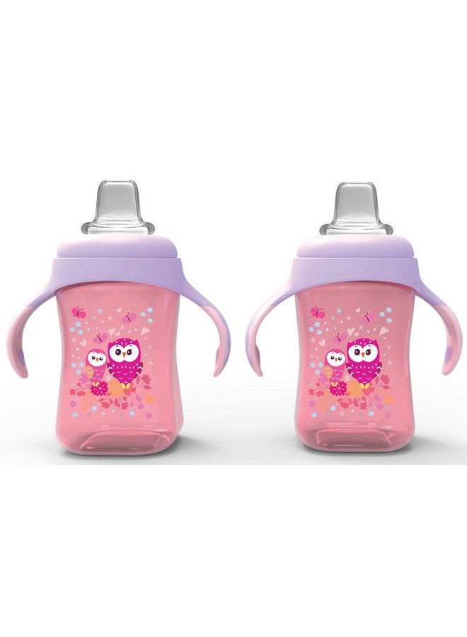 Baby 10 Oz Soft Spout Sippy Cups Pink (Set Of 2)