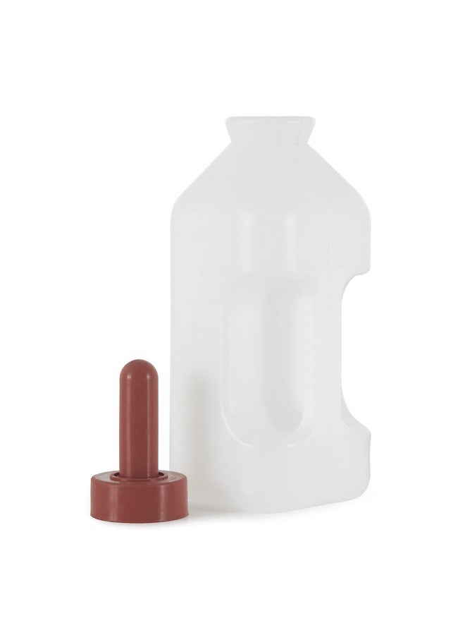 Products Lbh2 2 Quart Push On Nipple Teat Cap 2 Quart Calf Milk Feeder Nursing Feeding Bottle With Hand Grip Handle