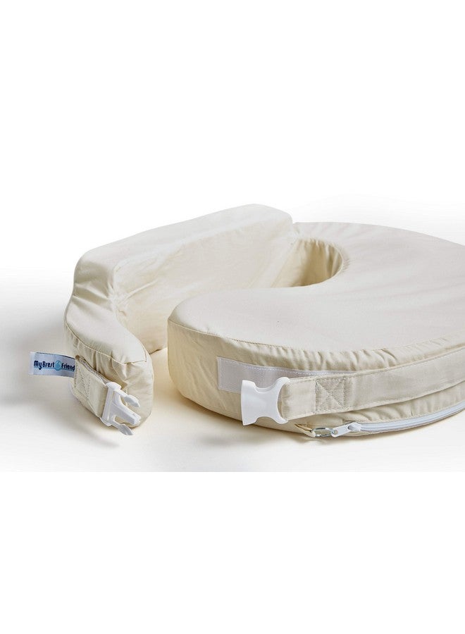 Organic Cotton Deluxe Nursing Pillow Cover Slipcovers For Baby Adjustable Fit Easy Care Durable Original Nursing Pillow Not Included Organic Cream