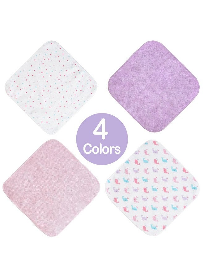 Baby Washcloths, 24Pack Baby Wash Cloths Extra Soft & Ultra Absorbent, Baby Towels And Washcloths Face Towel Unisex For Boys Girls Face & Body, Washclothes Gentle On Sensitive Skin, 9''X 9''