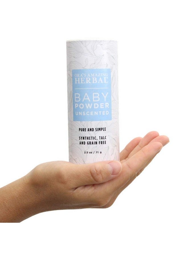 Talc Free Baby Powder, Cornstarch Free Baby Powder, Unscented Fragrance Free Powder, Arrowroot Baby Powder, Talcfree Baby Powder, Ora’S Amazing Herbal
