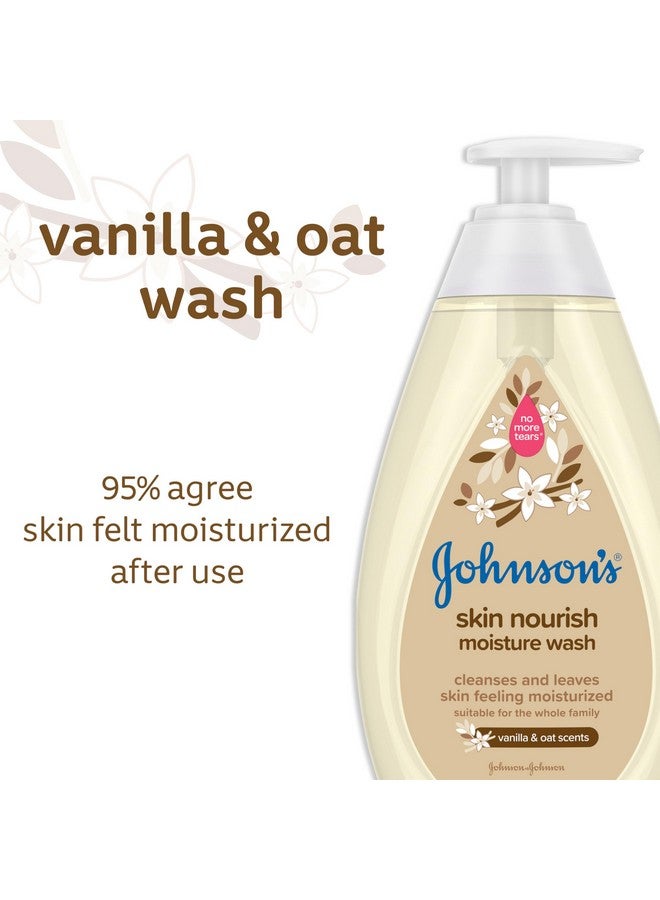 Skin Nourishing Moisture Baby Body Wash With Vanilla & Oat Scents Hypoallergenic & Tear Free Baby Bath Wash Paraben Dye Sulfate & Phthalatefree 20.3 Fl. Oz