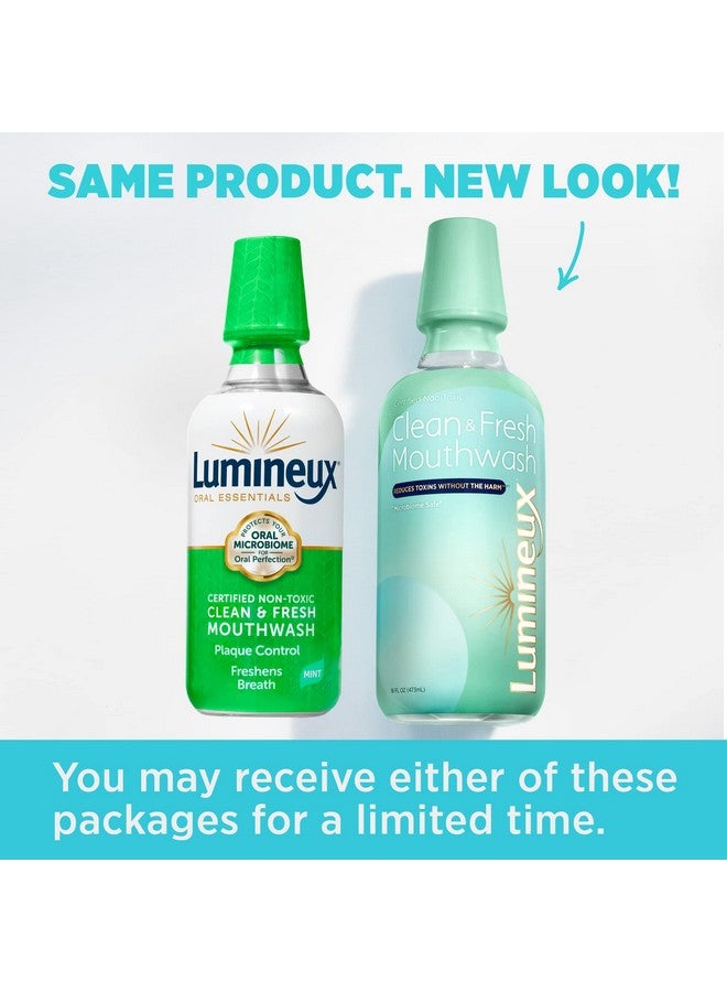 Complete Care Mouthwash 16 Oz. Certified Nontoxic Fresh Breath In 14 Days Fluoride Free, No Alcohol, Artificial Colors, Sls Free, Dentist Formulated