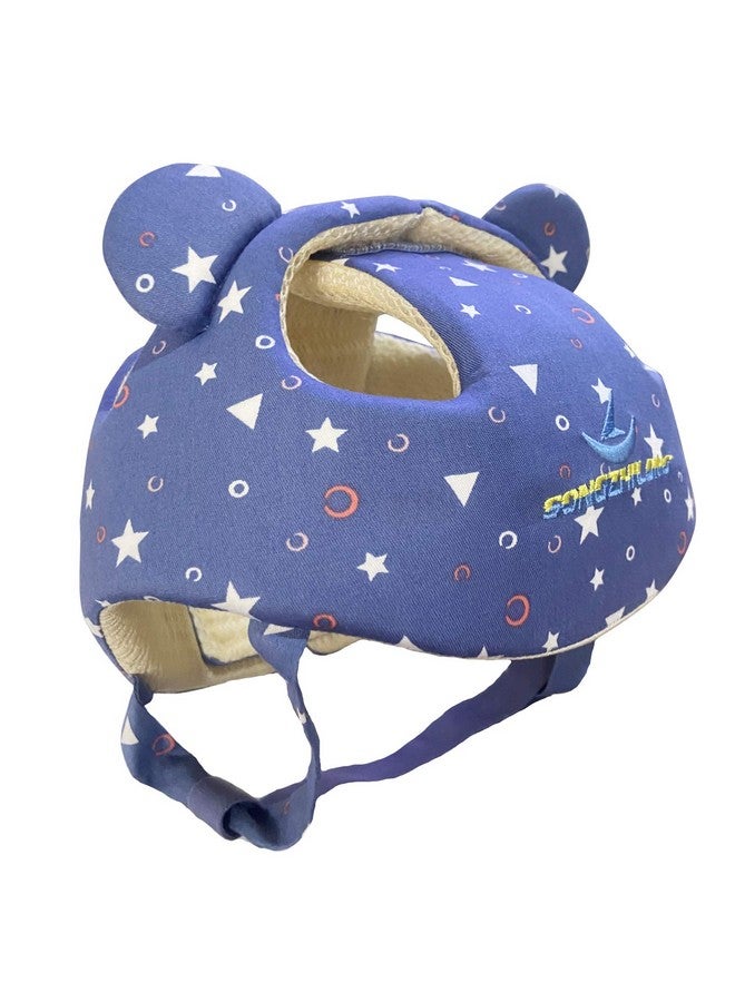 Baby Infant Toddler Helmet Safety Headguard Head Protective Cushion Cute Children Adjustable Safety Helmet Hat Harnesses Cap Kid Child Crawl Walk Playing (Starry Blue)