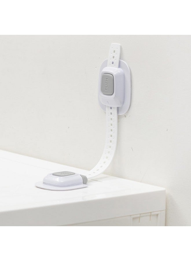 No Drill Anti Tip Furniture Straps Wall Anchors For Baby Proofing (2024 Upgraded 2P)