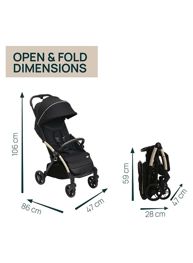 Baby Goody Xplus Stroller, 0M - 4Y, Black