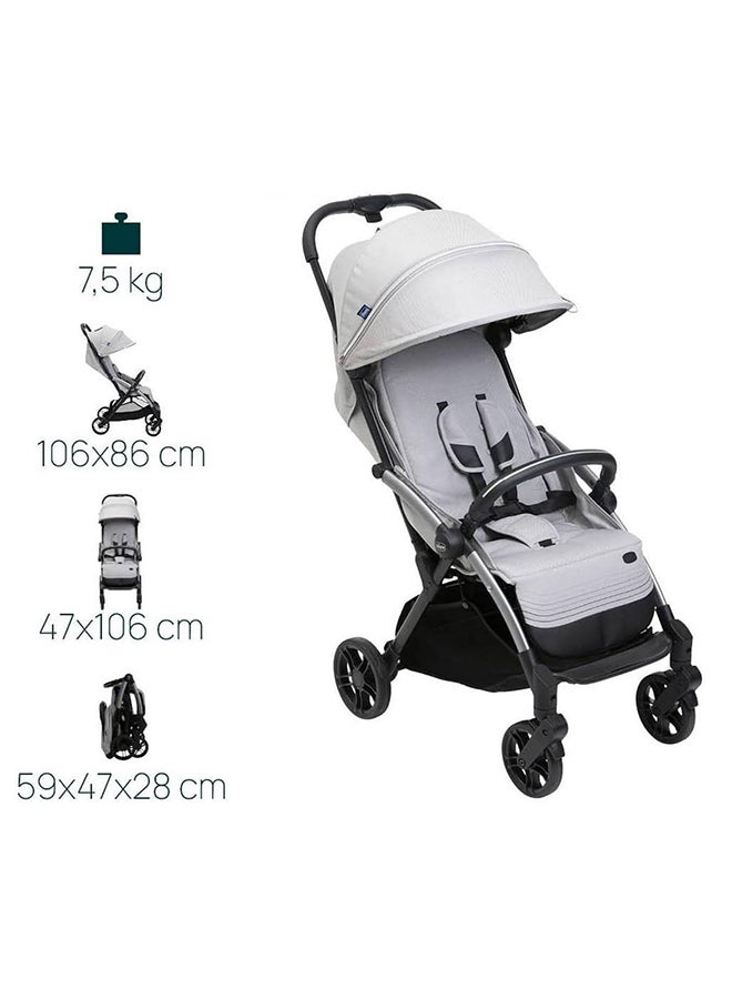 Baby Goody Xplus Stroller, 0M - 4Y, Pearl Grey