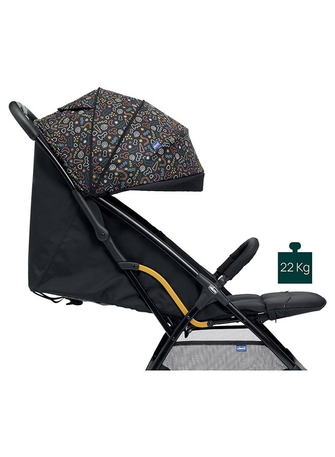 Baby Glee Stroller, 0M - 4Y, Playful Black