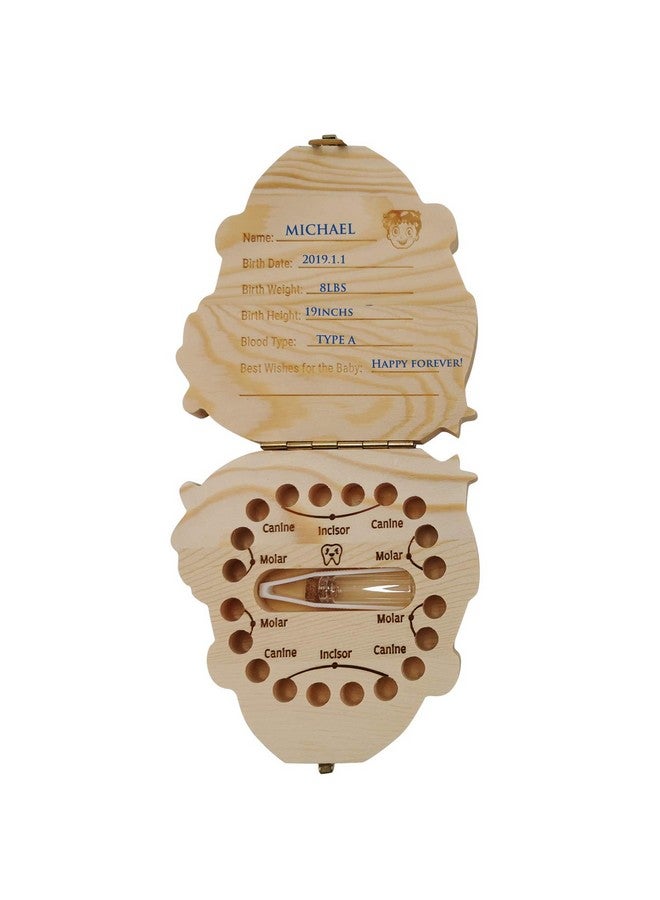 Baby Tooth Fairy Keepsake Box First Teeth And Curl Keepsake Box | Tooth Boxes Saver & Holders For Lost Teeth Kidsboys